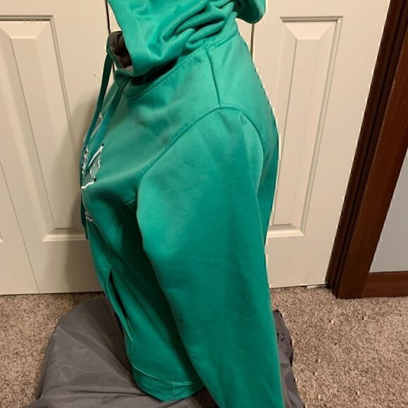 Under Armour Green Womens ColdGear Hoodie - Picture 4 of 5